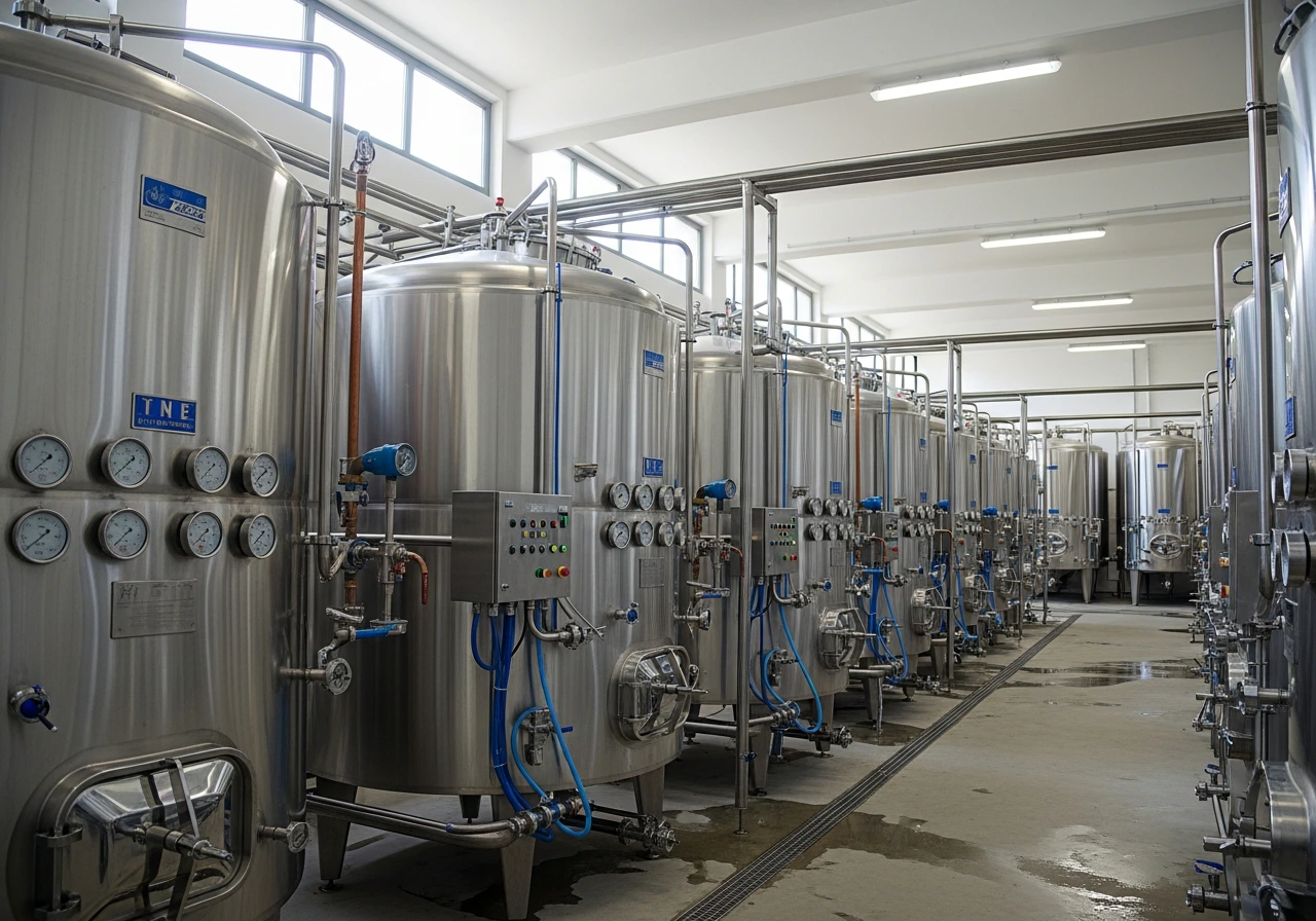 Fermentation Chillers — industrial process cooling application by North Slope Chillers