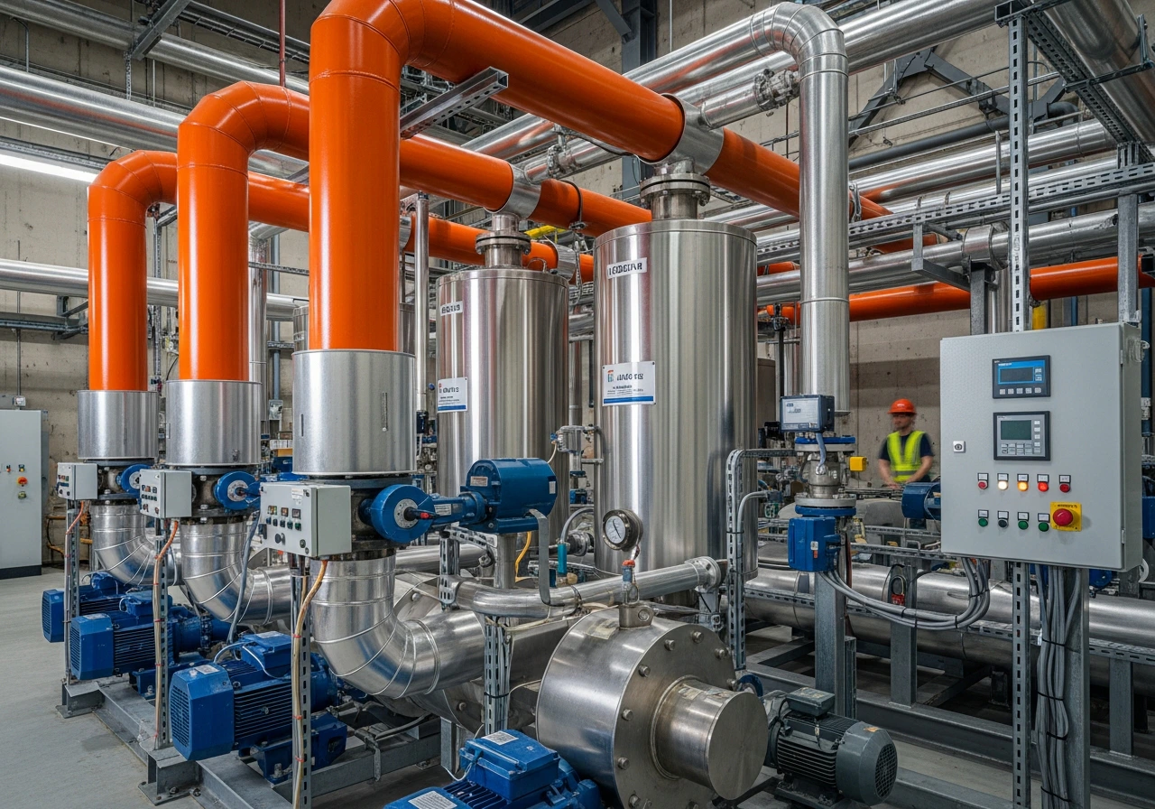 Glycol Heaters — industrial process cooling application by North Slope Chillers