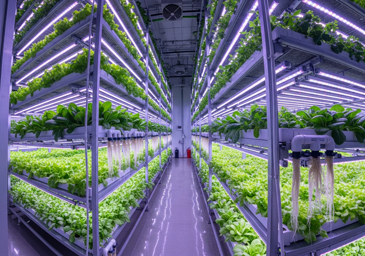 Hydroponic Water Chillers — industrial process cooling application by North Slope Chillers