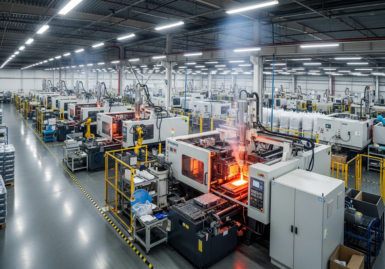 Injection Molding Chillers — industrial process cooling application by North Slope Chillers