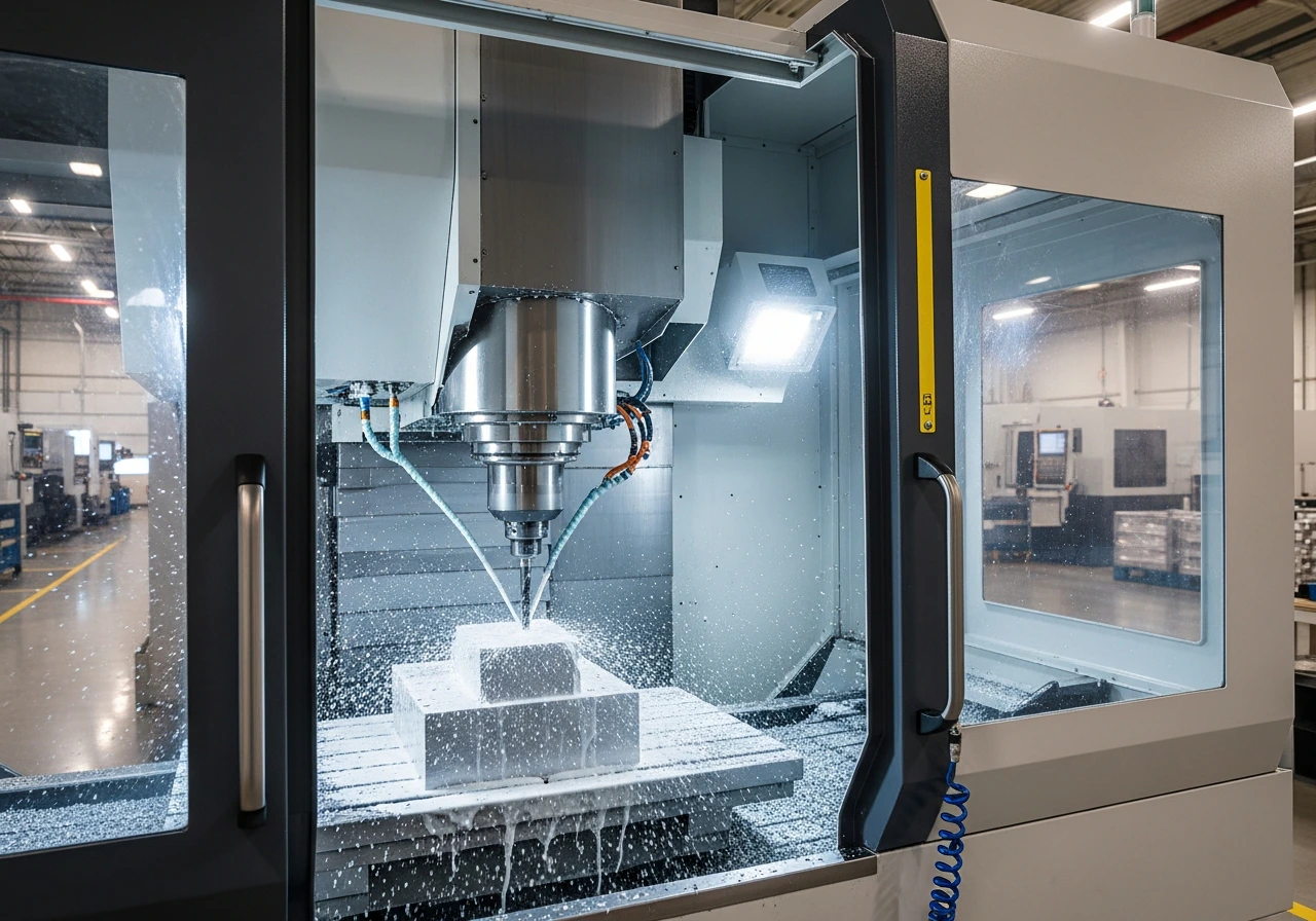 CNC Machining Chillers — industrial process cooling application by North Slope Chillers