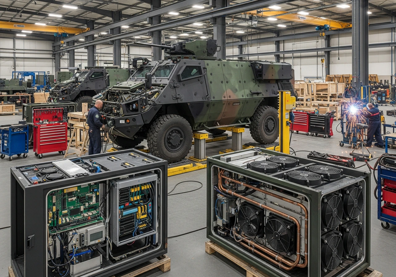 Military & Defense Cooling Systems — industrial process cooling application by North Slope Chillers